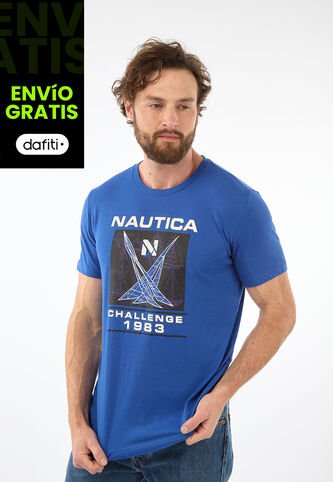 Camiseta NAUTICA Azul Nautica