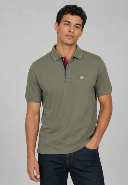 Polo NAUTICA Verde Oliva