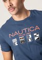 Camiseta Azul-Naranja-Blanco Nautica de Nautica