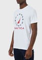 Camiseta Blanco-Rojo-Azul Nautica de Nautica