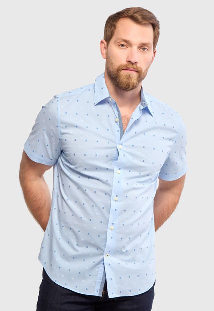 Camisa NAUTICA Celeste