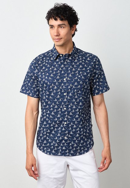 Camisa NAUTICA Azul