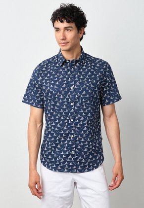 Camisa NAUTICA Azul