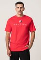 Camiseta Rojo-Azul Navy-Blanco Nautica de Nautica