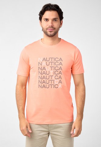 Camiseta NAUTICA Salmón Nautica