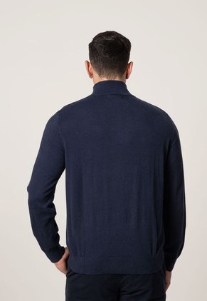 Buzo Azul Navy-Blanco Nautica