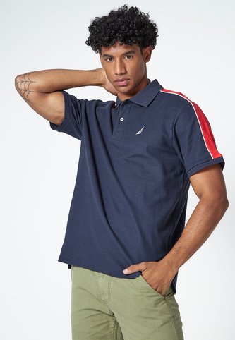 Polo Azul-Rojo-Blanco Nautica Nautica