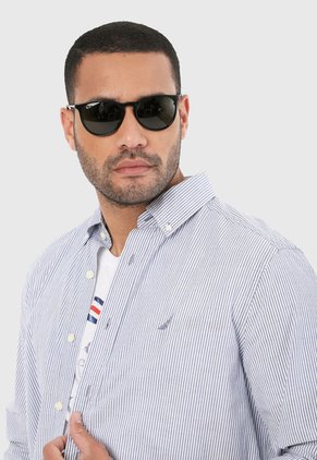 Camisa Azul Nautica