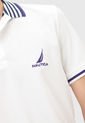 Camiseta Blanco-Azul Navy NAUTICA de Nautica