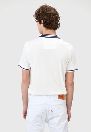 Camiseta Blanco-Azul Navy NAUTICA
