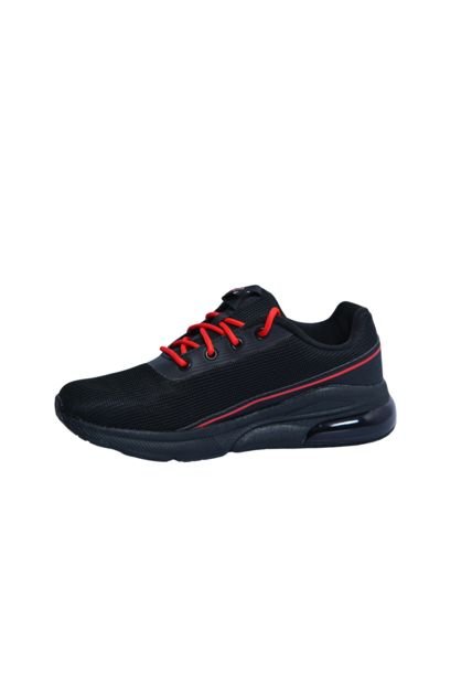 Tenis Nautica Kids Will Yth Boys/Blk Mono Red Pop