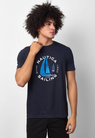 Camiseta NAUTICA Azul Nautica