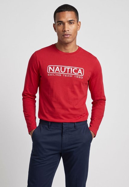 Camiseta Manga Larga NAUTICA Rojo