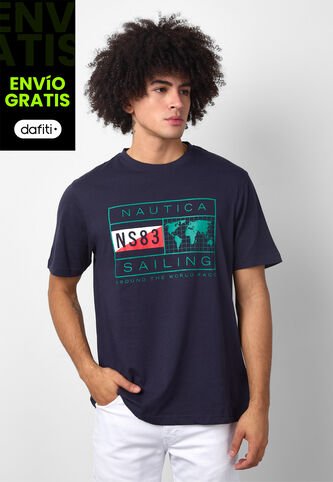 Camiseta NAUTICA Azul Nautica