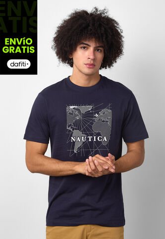 Camiseta NAUTICA Azul Nautica