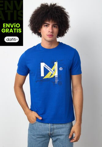 Camiseta NAUTICA Azul Nautica