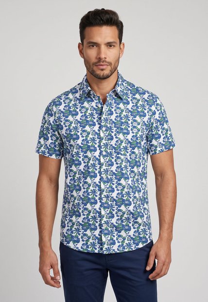 Camisa NAUTICA  Azul
