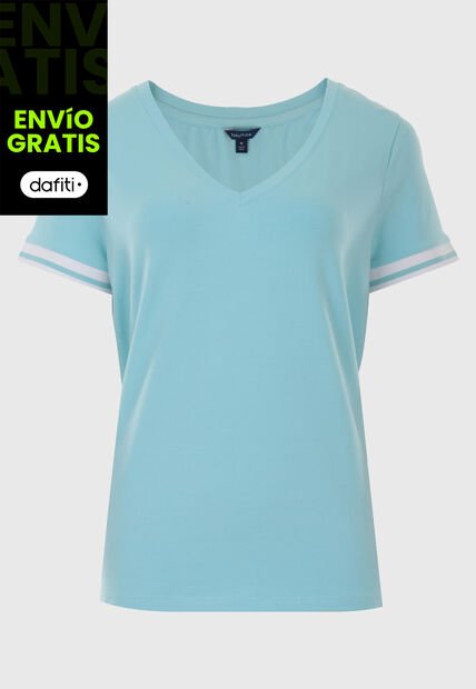 Camiseta NAUTICA Celeste