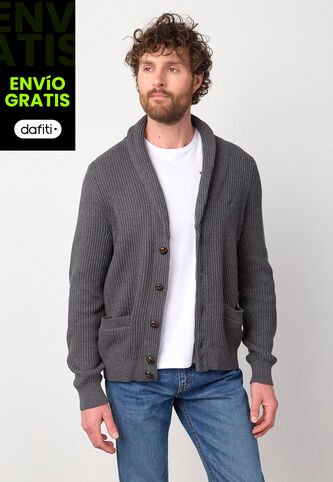 Cárdigan NAUTICA Gris Nautica