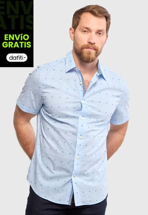 Camisa NAUTICA Celeste
