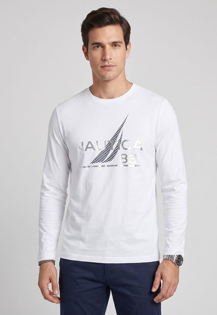 Camiseta Manga Larga NAUTICA Blanco