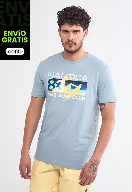 Camiseta NAUTICA Azul Raf