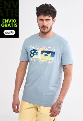 Camiseta NAUTICA Azul Raf