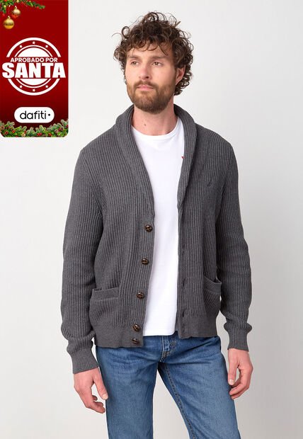 Cárdigan NAUTICA Gris