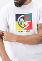 Camiseta Blanco-Verde-Amarillo-Rojo NAUTICA de Nautica