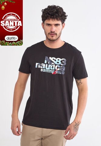 Camiseta NAUTICA Negro Nautica