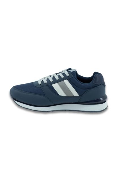 Tenis Nautica Hombre Outfall 3 Navy/White/Grey