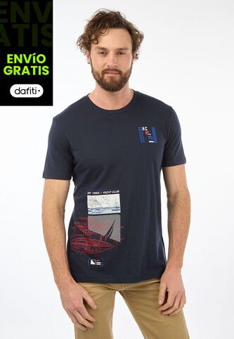 Camiseta NAUTICA Azul Nautica