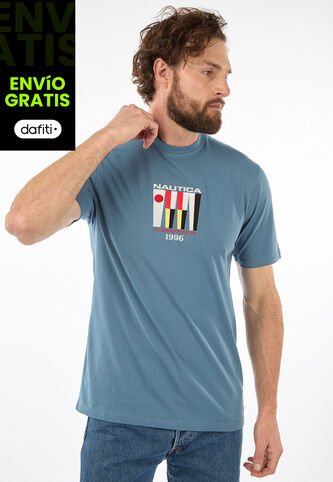 Camiseta NAUTICA Azul Raf Nautica