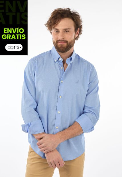 Camisa NAUTICA Azul