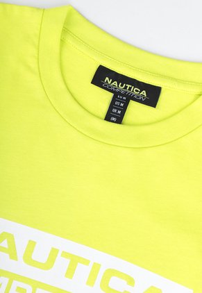 Camiseta NAUTICA Amarillo Neón