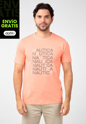 Camiseta NAUTICA Salmón Nautica