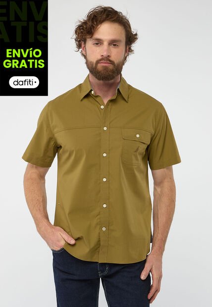 Camisa NAUTICA Verde Oliva