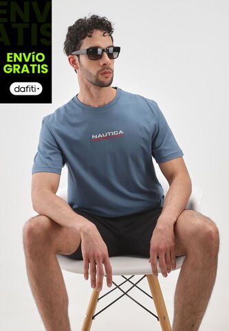 Camiseta NAUTICA Azul Raf Nautica