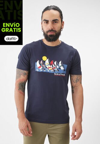 Camiseta NAUTICA Azul Nautica