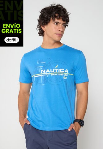 Camiseta NAUTICA Azul Nautica