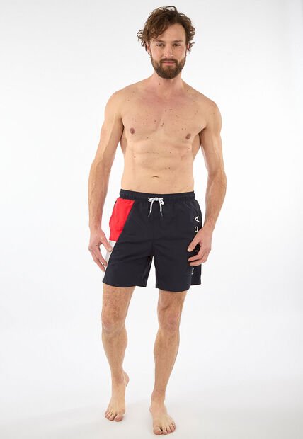 Traje de Baño Azul Navy-Rojo-Blanco NAUTICA