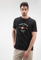 Camiseta Negro-Blanco-Naranja NAUTICA de Nautica