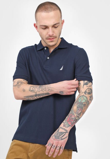 Polo Azul Navy Nautica