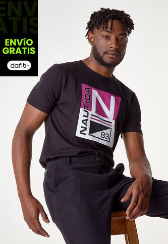 Camiseta NAUTICA Negro Nautica