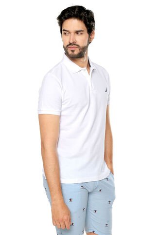 Polo Blanco-Azul Nautica Nautica