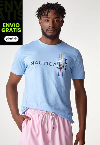 Camiseta NAUTICA Celeste Nautica