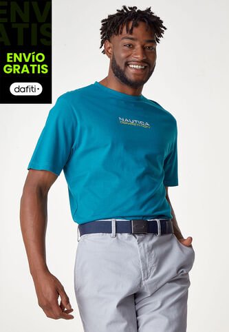 Camiseta NAUTICA Turquesa Nautica
