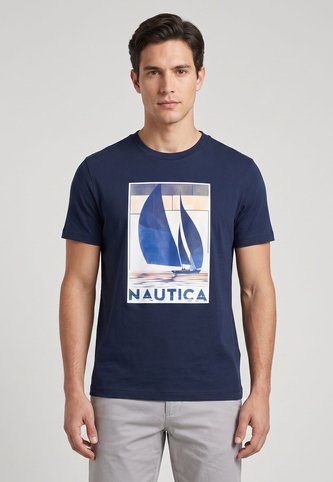 Camiseta NAUTICA Azul Nautica