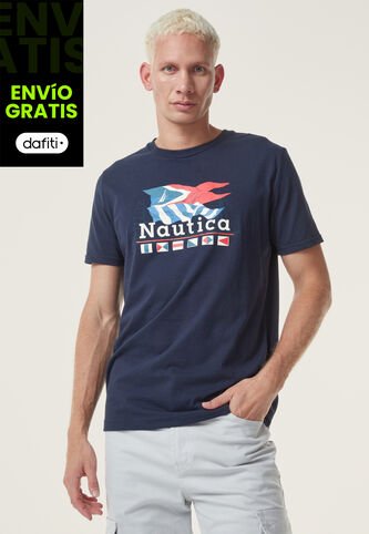 Camiseta NAUTICA Azul Nautica