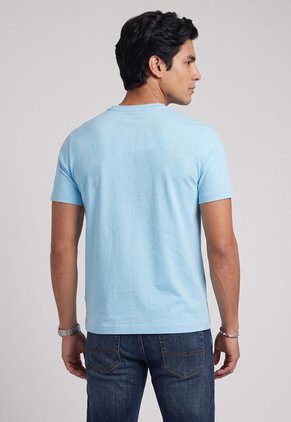 Camiseta Nautica Celeste